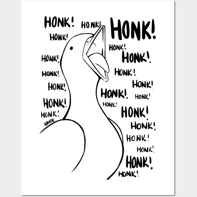 Honk Wall Art by Hayde